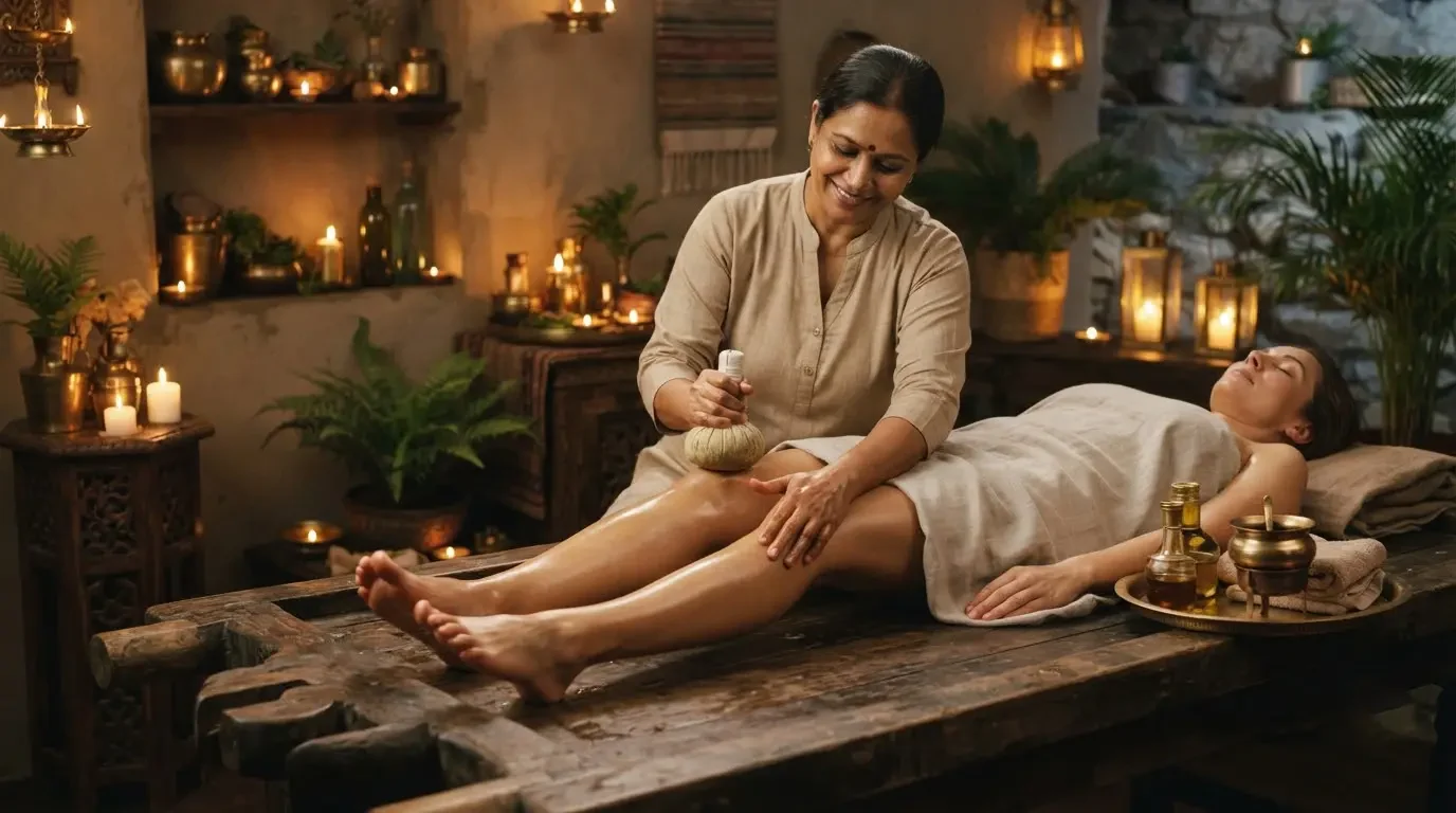Knee & Ankle Massage (One Side)