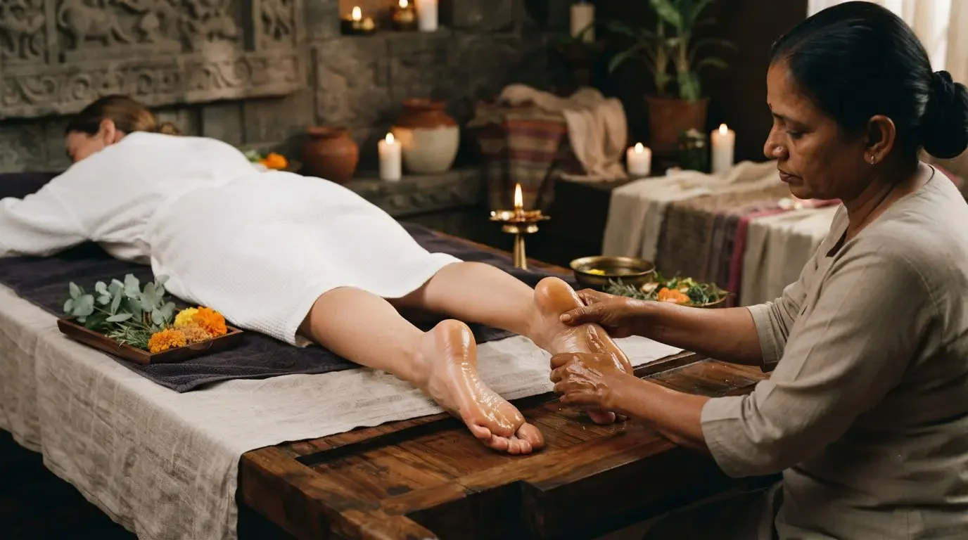 Both Heel Pain Massage