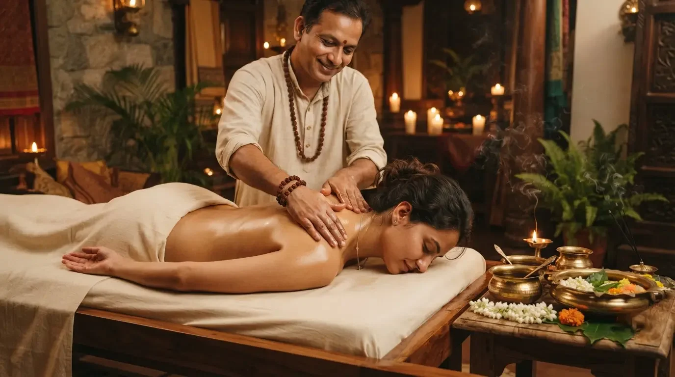 Cervical, Lower Back, One Shoulder & One Hand Massage