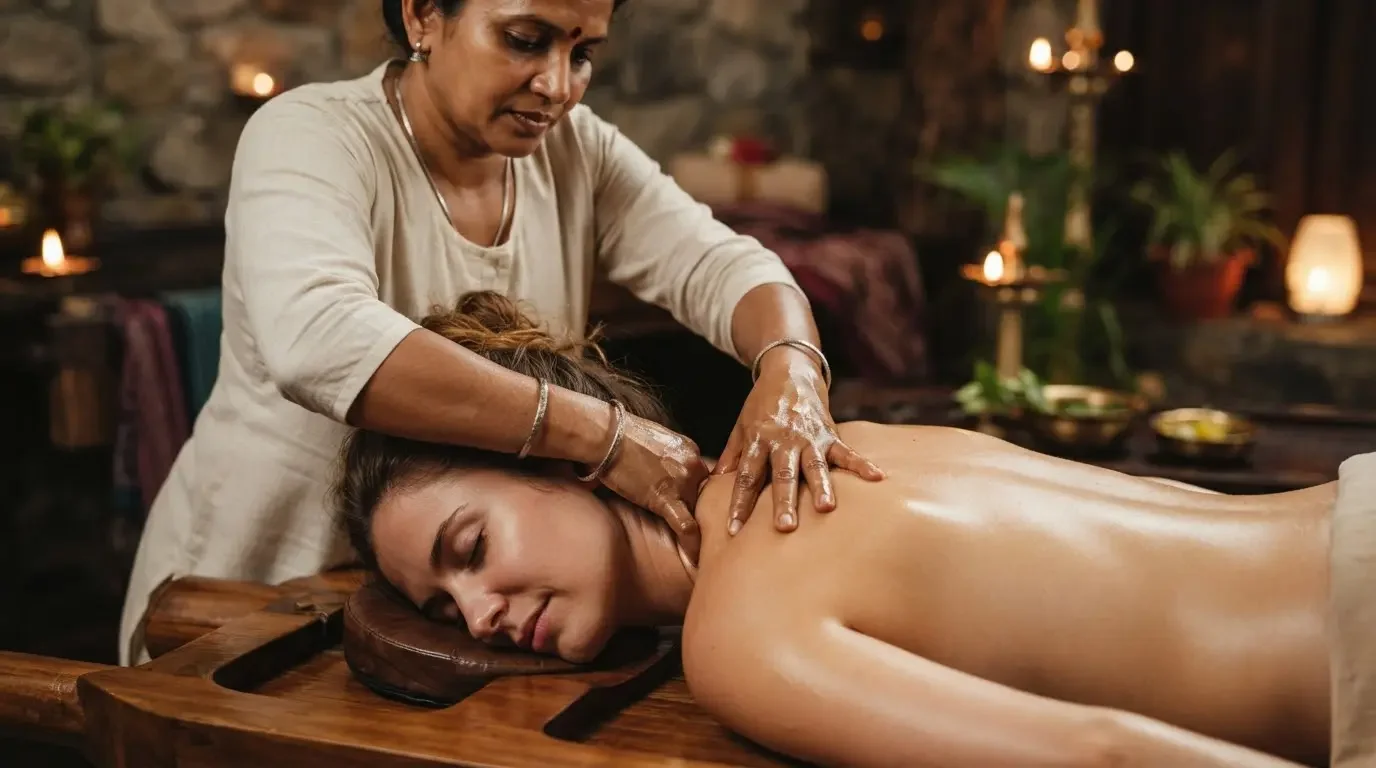Cervical, Lower Back, One Shoulder & One Hand Massage