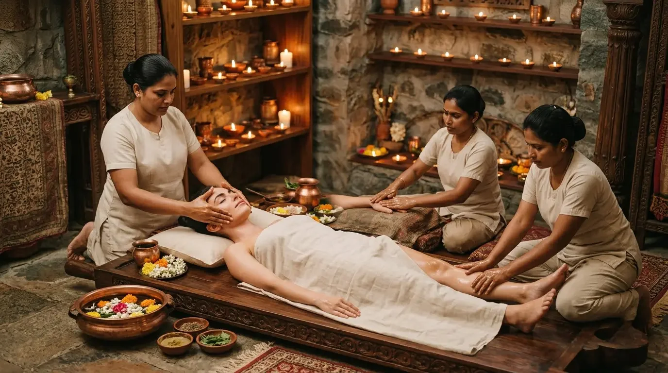 Face, One Hand & One Leg Massage