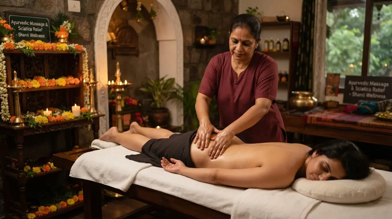 Sciatica Massage – Lower Back & One Leg hover image