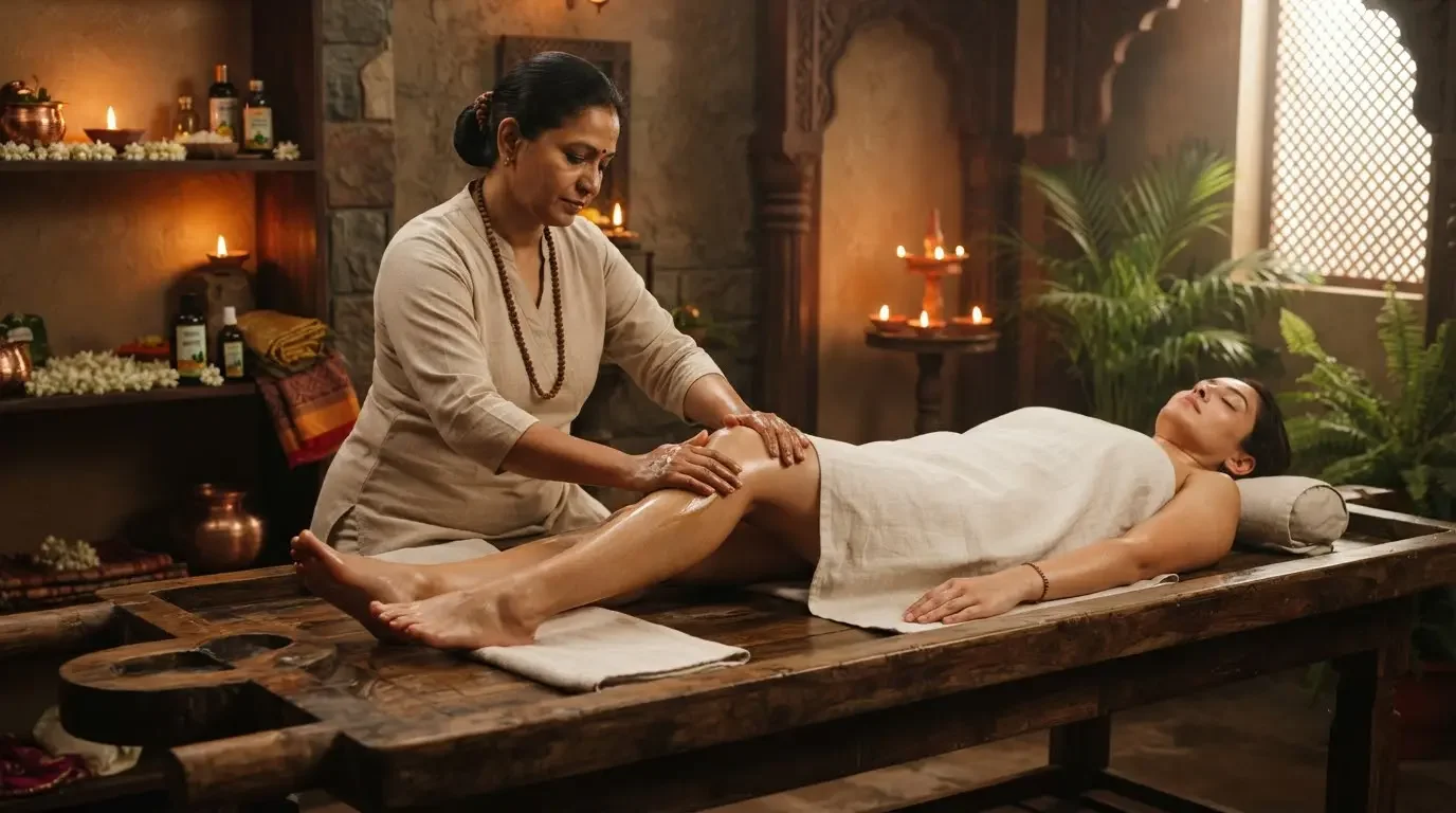 Knee with full leg Massage